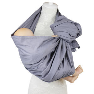 <span class=keywords><strong>Porte</strong></span>-bébé en écharpe pour bébé de 0 à 36 mois (jusqu'à 15,8 kg) Portage avant Ajustement réglable 100% coton Essentiels pour bébé Cadeaux pour nouvelles mamans - Product Image 2