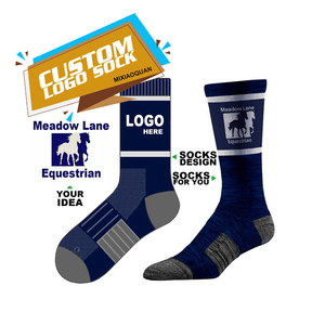 Calcetines deportivos de equipo con diseño personalizado, calcetines de gimnasio atléticos personalizados, calcetines de entrenamiento con logotipo de diseño personalizado - Product Image 1