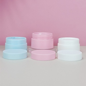 5g 10g 15g 30g 50g 100g 120g Empty White pink Blue Cosmetic Face Body Lotion Double Wall Frosted pp <b>Plastic</b> Cream <b>Jar</b> - Product Image 2