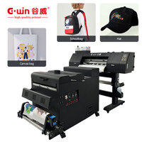 Impresora Digital DTF de Formato Grande A2 de 24 Pulgadas GW700 con Cabezal Epson, Impresora de Papel Rollo a Rollo Multifuncional A1/A5/600mm con Horno Automático