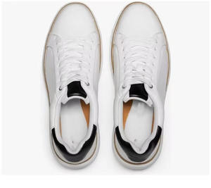 New Fashion PU Upper PVC Rubber Lace up <b>Men's</b> Leather Sneakers Shoes Casual Walking Shoes for <b>Men</b> casual shoes shoe sports shoes - Product Image 2