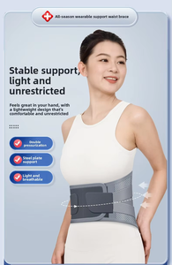 เข็มขัดพยุงหลังปรับระดับได้ ระบายอากาศได้ดี ผลิตจากโพลีเอสเตอร์ ช่วยบรรเทาอาการปวดหลังส่วนล่าง กระชับเอว ควบคุมหน้าท้อง สำหรับผู้ชายและผู้หญิง - Product Image 2