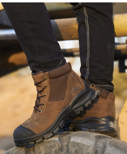 ZG L602-5 Stivali da Lavoro da Uomo con Punta in Acciaio Stile Australiano Calzature di Sicurezza per Uso in Fabbrica per Tutte le Stagioni-Inverno Estate Autunno - Product Image 4