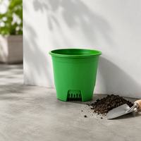 Pots à fleurs en PP légers de haute qualité avec trou de drainage et matériau biodégradable - Mini pots de jardin et pots d'intérieur pour bonsaï
