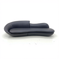 Canapé modulaire Leerle super confortable et élégant, design en forme de L, trois places, revêtement en cuir véritable, éponge écologique, style italien moderne