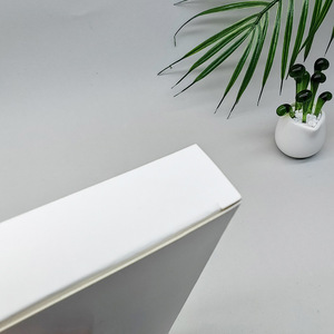 Caja blanca pequeña universal de 141-150 mm, en stock, venta al por mayor, cartón blanco, caja de doble ranura, caja de papel blanco impresa, c - Product Image 4