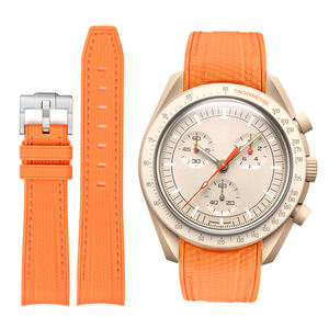 Bracelet de <span class=keywords><strong>montre</strong></span> en caoutchouc TPU à extrémité incurvée pour Omga Rlex <span class=keywords><strong>Daytona</strong></span> Sbmariner, bracelets de <span class=keywords><strong>montre</strong></span> en silicone liquide souple, multicolores, 20 mm - Product Image 3