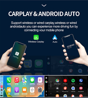 Lecteur multimédia de voiture sans fil 7 pouces CarPlay, adaptateur CarPlay Android Auto Linux pour Audi A6 Q7 C6 2005-2016