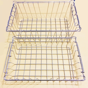 Cung cấp thép không gỉ lưới tiêu chuẩn giỏ cho khử trùng phòng net Stackable lưu trữ bóng rổ Hoop đục Hàn - Product Image 2