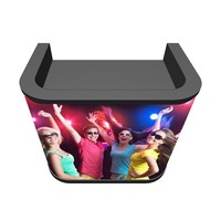 2025 nouveau LED Dj Station façade bureau support Table Portable cabine Led vidéo mur écran d'affichage Dj stand Table Led écran d'affichage