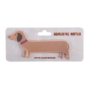 INTERWELL Hot selling Eco Friendly cute dachshund pet sticky memo pad custom notepad