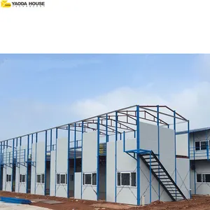 Labor Steel Frame Dormitory Plan Prefabricated House with CE Certificate