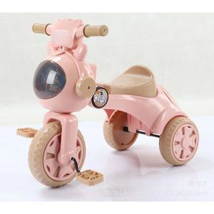 Children's Tricycle Baby Pedal Car 2-4 Years Plastic Foaming Wheels With Lights And Music Toy For Kids - Product Image 4