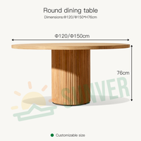 Meilleur prix - Ensemble de meubles de jardin en teck moderne et luxueux - Table et chaises de salle à manger d'extérieur