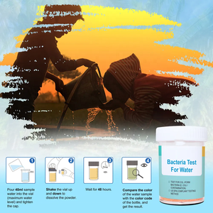 Kit de prueba de agua potable para el hogar 17 en 1-Tiras de 100 unidades (alta sensibilidad) + 2 bacterias coliformes <span class=keywords><strong>Tes</strong></span> - Product Image 3