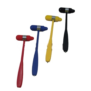 의료 전문가 의사 컬러풀 신경 진단 독일식 충격 고무 힘줄 신경 진단 반사 망치 - Product Image 1
