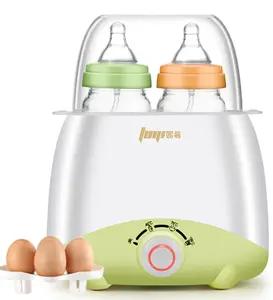 Pemanas makanan elektrik bayi, alat sterilisasi uap botol pemanas makanan ganda