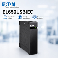 Stabilisateur de tension intelligent Eaton UPS, alimentation de secours en cas de panne de courant au bureau, alimentation de secours d'urgence EL650USBIEC, batterie intégrée 400W