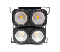 Projecteurs mobiles LED COB Blinder 4x100W à 4 yeux RGBW, blanc et blanc chaud 2-en-1 pour usage intérieur - Vente en gros