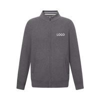 Cardigan en tricot pour homme, style antique, anti-rides, avec fermeture éclair, pour l'hiver, personnalisable, fabricant ODM/OEM, marque privée, prix bas