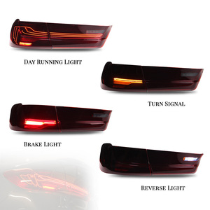 Luces Traseras LED con Lente Roja, Lámpara de Freno, Nueva Actualización LED, Luces Traseras 2019-2021 para <span class=keywords><strong>BMW</strong></span> Serie 3 G20 G28 G80 M3 - Product Image 4