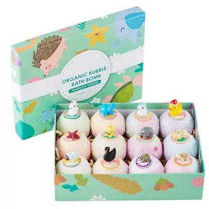 OEM Private Label Fizzer Bath Balls New Design Customization Luxury Spa Organic Bath Bombs With Surprised Inside Vegan Gift Set