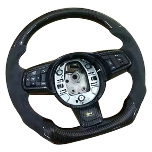 Volante Deportivo de Fibra de Carbono y Alcántara con Luces LED para <span class=keywords><strong>Jaguar</strong></span> XF, <span class=keywords><strong>F</strong></span>-<span class=keywords><strong>Type</strong></span>, <span class=keywords><strong>F</strong></span>-Pace, E-Pace, XE 2011 2012 2013 2014 2015 <span class=keywords><strong>2016</strong></span> 2017 2018 - Product Image 4