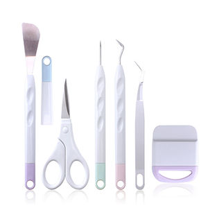 กรรไกรตัดกระดาษสำหรับเด็กกรรไกรตัดกระดาษกรรไกรงานฝีมือพลาสติกสำหรับเด็กนักเรียนกรรไกรเครื่องเขียนแบบแฮนด์เมด - Product Image 1