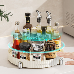 Estante para especias de cocina, bandeja giratoria de plástico, organizador de cocina, bandeja de plástico <span class=keywords><strong>Lazy</strong></span> <span class=keywords><strong>Susan</strong></span> - Product Image 5