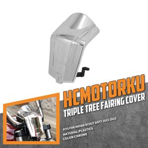 भारतीय स्काउट के लिए मोटरसाइकिल फ्रंट विंडशील्ड फेयरिंग कवर, साठ 2015 2023 ट्रिपल ट्री वायरिंग मास्क - Product Image 2