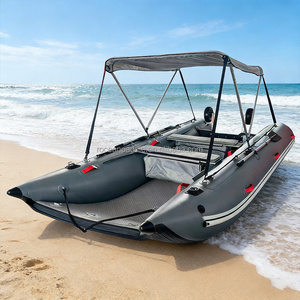 Catamarán de Alta Velocidad, Lancha Rápida, Catamarán Inflable para Pesca, Catamarán de Pontones 330 360 390 430 en Venta - Product Image 1