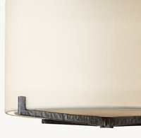 Suspension LED en tissu de lin de luxe nordique 110V-220V AC, faite à la main, avec culot E27, pour hôtel et salon