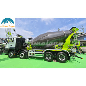 新型ズームリオン12立方メートル2、3、6、7立方メートル電動エンジンポンプモーター大型オープンコンクリートミキサー機（スペアパーツ付き） - Product Image 1