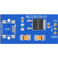 Módulo de fuente de alimentación Mini USB 5V 3.3V LM39100, regulador lineal de bajo voltaje de salida de 500mA, regulador de voltaje LDO MLS39100-01