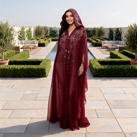Abaya ouverte 2026 – Style élégant, Kebaya musulmane, Mode féminine moderne, Baju Kurung Malaisie, Polyester, Ensembles décontractés modernes pour adultes