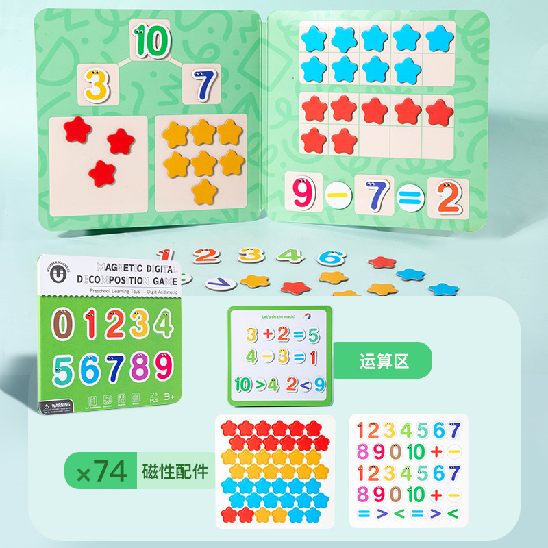 Magnetic spelling-digital decomposition