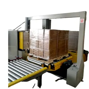 Superioridade Palete Automática Vertical Online Totalmente Automática Embalagem De Paletes Premium Carton Strapping Machine Made In Shanghai