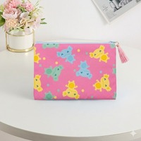 Étui à crayons portable personnalisé, trousse de maquillage à fermeture éclair, sac de rangement pour fournitures scolaires