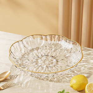 European Style Luxury Gold Rim 3-Tier PET Plastic <strong>Plate</strong> <strong>Stand</strong> for Party Wedding Dessert Display-Cupcake Cake Fruit <strong>Plate</strong> Holder - Product Image 6