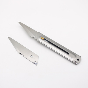 Cuchillo para tallar yeso dental, hoja recta de acero inoxidable de 50 mm para la elaboración de dientes artificiales - Product Image 3