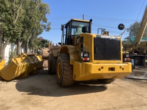 รถตักล้อยาง CAT 966L มือสอง เครื่องยนต์ Caterpillar รับน้ำหนักได้ 9 ตัน สีเหลือง อุปกรณ์ก่อสร้างสำหรับงานดิน - Product Image 5