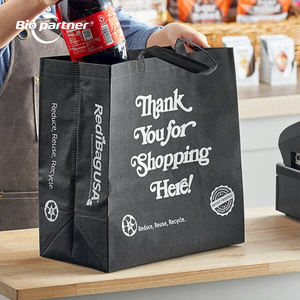 Bolsa de Compras Reutilizable, Ecológica, Biodegradable, de Polipropileno No Tejido, con Impresión Personalizada al por Mayor - Product Image 1