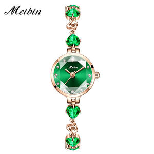 Luxury Jewelry <b>Bracelet</b> <b>for</b> <b>Women</b> Fashionable Purple Wristwatch <b>for</b> <b>Women</b> Waterproof - Product Image 2