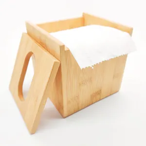 Multifunctional Wooden Tissue Box Custom Wooden Napkin Holder With Menu And Coaster Holder Wooden Box