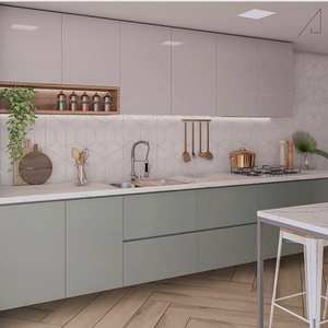 Offerta Speciale: Set di <span class=keywords><strong>Mobili</strong></span> da <span class=keywords><strong>Cucina</strong></span> Modulari Moderni su Misura in PET e MDF, Design Italiano, con Armadietti e Spazio di Archiviazione - Product Image 4