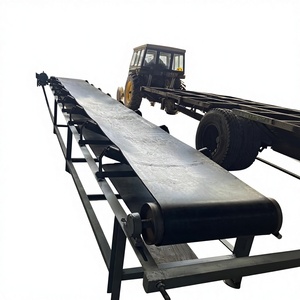 用于谷物肥料垂直运输的倾斜式带式输送机，用于农业的陡角侧壁输送系统 - Product Image 3