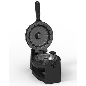 Machine à gaufres rotative en forme de citrouille 2024, nouvelle, pour fête d'Halloween, électrique, ronde, rotative, pour faire des gaufres en forme de citrouille - Product Image 3