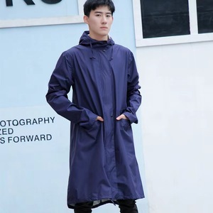 Chaqueta Impermeable con Capucha de Alta Calidad, Azul, de Tela Oxford, Cortavientos, Impermeable, para Senderismo al Aire Libre - Product Image 1