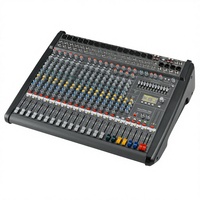 Console de mixage compacte professionnelle PowerMate PM1600-3 à 16 canaux avec amplificateur de classe D 2000W et double DSP