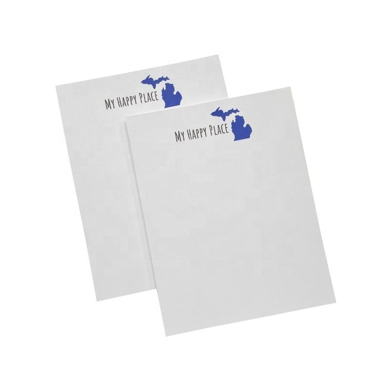 Offset Notepad Custom Printed Offset Paper Loose Leaf Memo Pad Personalized Logo ...